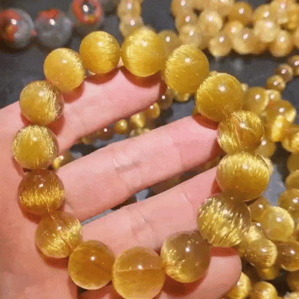 golden rutilated